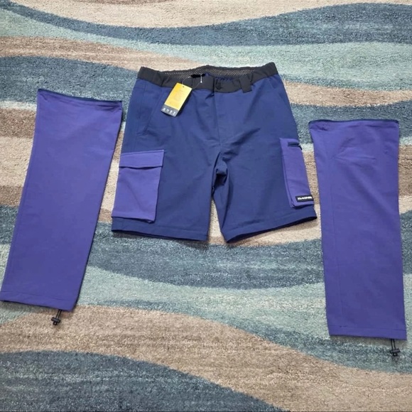 Block Zip-Off Pants Blue Ribbon Men’s Medium Convertible Hiking NWT - Picture 8 of 12